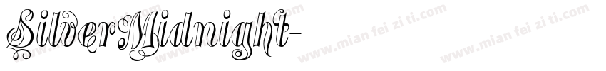 SilverMidnight字体转换