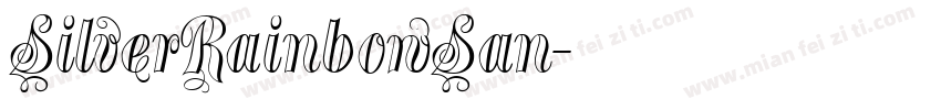 SilverRainbowSan字体转换