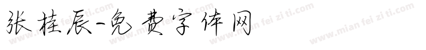 张桂辰字体转换