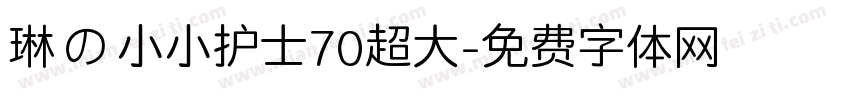 琳の小小护士70超大字体转换