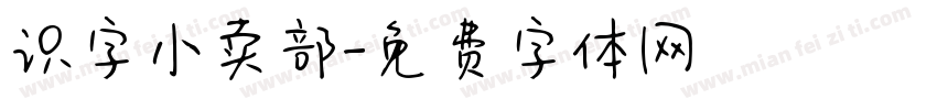 识字小卖部字体转换