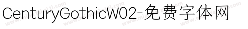 CenturyGothicW02字体转换