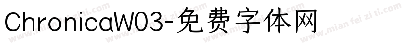 ChronicaW03字体转换