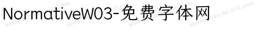NormativeW03字体转换