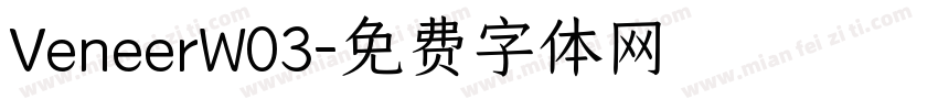 VeneerW03字体转换