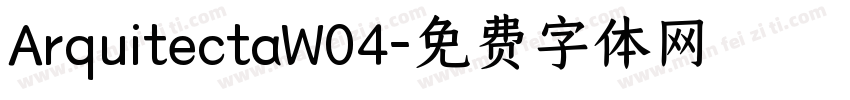 ArquitectaW04字体转换