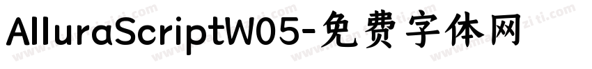 AlluraScriptW05字体转换