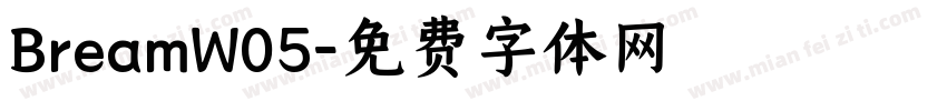 BreamW05字体转换
