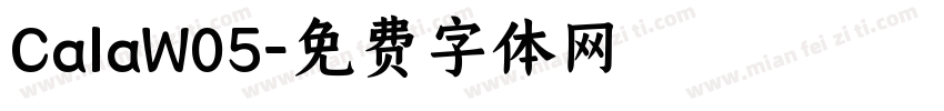 CalaW05字体转换