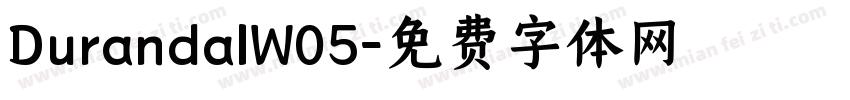 DurandalW05字体转换