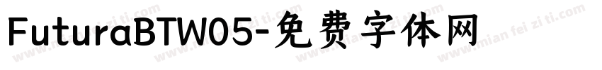 FuturaBTW05字体转换