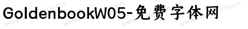 GoldenbookW05字体转换
