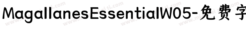 MagallanesEssentialW05字体转换