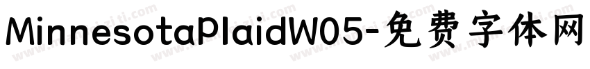 MinnesotaPlaidW05字体转换