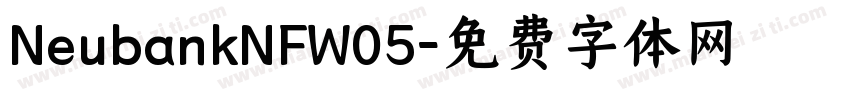 NeubankNFW05字体转换