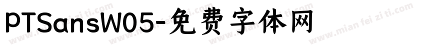 PTSansW05字体转换