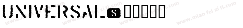 universal字体转换