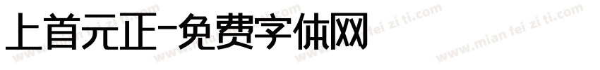 上首元正字体转换