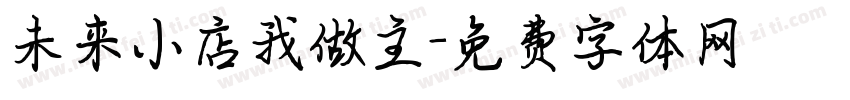 未来小店我做主字体转换
