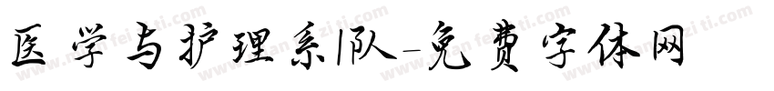 医学与护理系1队字体转换