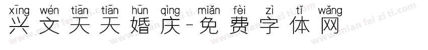 兴文天天婚庆字体转换