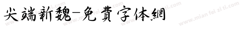 尖端新魏字体转换