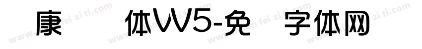 华康华综体W5字体转换