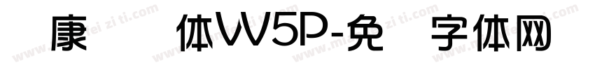 华康华综体W5P字体转换