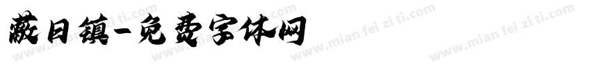 蔽日镇字体转换