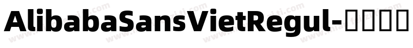 AlibabaSansVietRegul字体转换