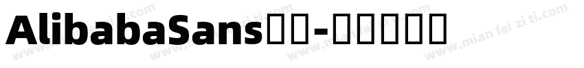 AlibabaSans字体字体转换