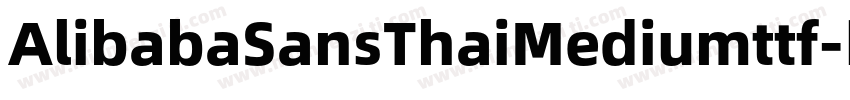 AlibabaSansThaiMediumttf字体转换
