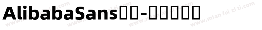 AlibabaSans字体字体转换