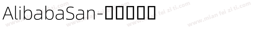 AlibabaSan字体转换