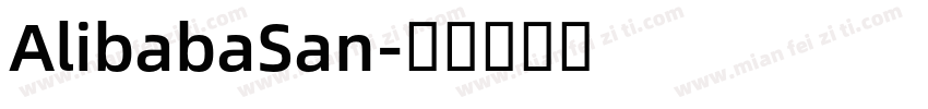 AlibabaSan字体转换