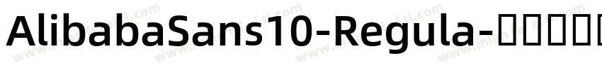 AlibabaSans10-Regula字体转换