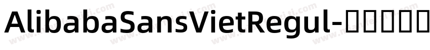 AlibabaSansVietRegul字体转换