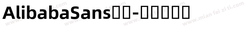 AlibabaSans字体字体转换