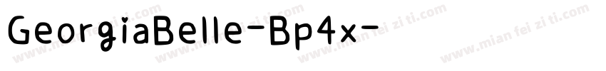 GeorgiaBelle-Bp4x字体转换