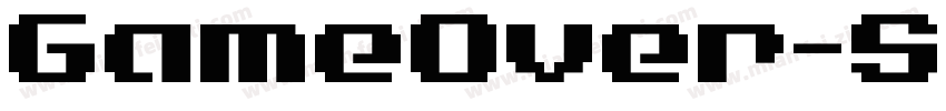 GameOver-Shaded字体转换
