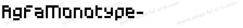 AgfaMonotype字体转换