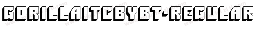 GorillaITCbyBT-Regular字体转换