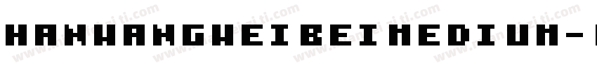 HanWangWeiBeiMedium-Gb5-Bold字体转换