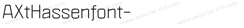 AXtHassenfont字体转换