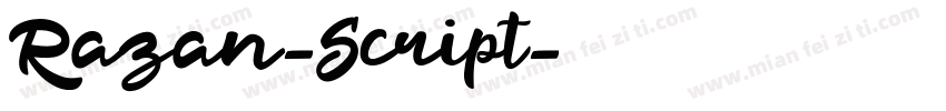 Razan-Script字体转换