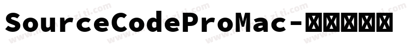SourceCodeProMac字体转换