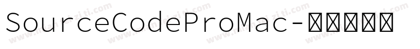 SourceCodeProMac字体转换