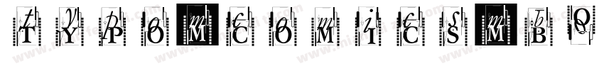 TYPO-COMICS-Bold-DEMO字体转换