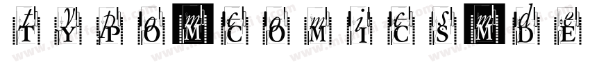 TYPO-COMICS-DEMO字体转换