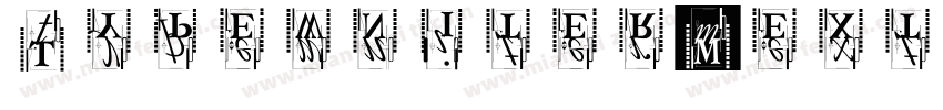 Typewniter-extraligh字体转换